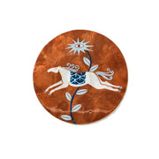 Capiz Shell Art Tile - Paloma - Circle Horse