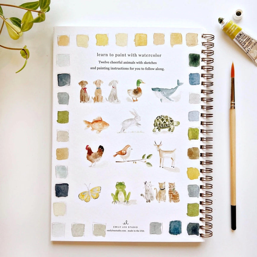 Watercolour Workbook - Animals