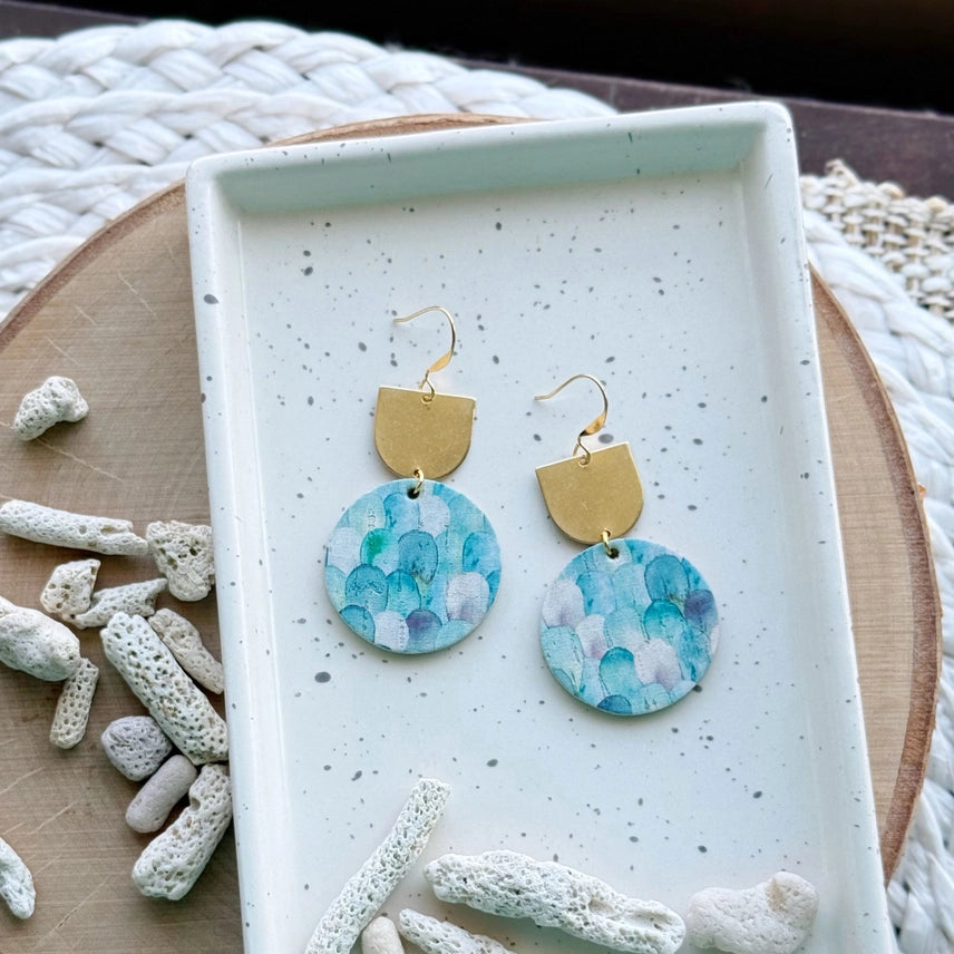 Orcas Drop Earrings - Ocean