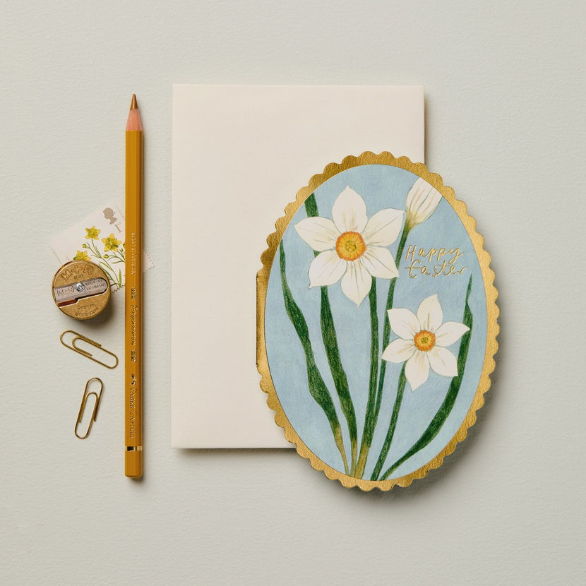Happy Easter Narcissus Card