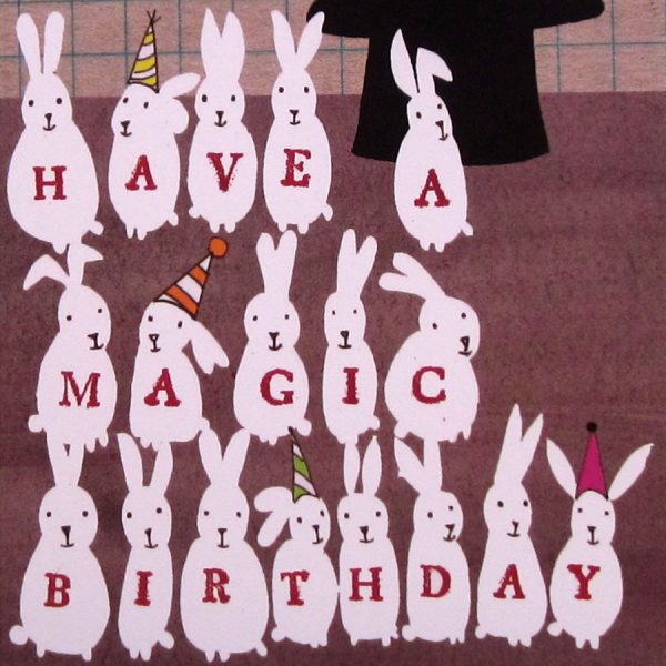 Card With Badge - Magic Birthday