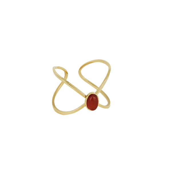 Zag Ring - Vagabond, Carnelian