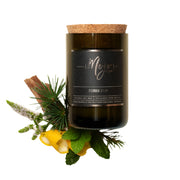 Black Wine Candle - Barber Shop