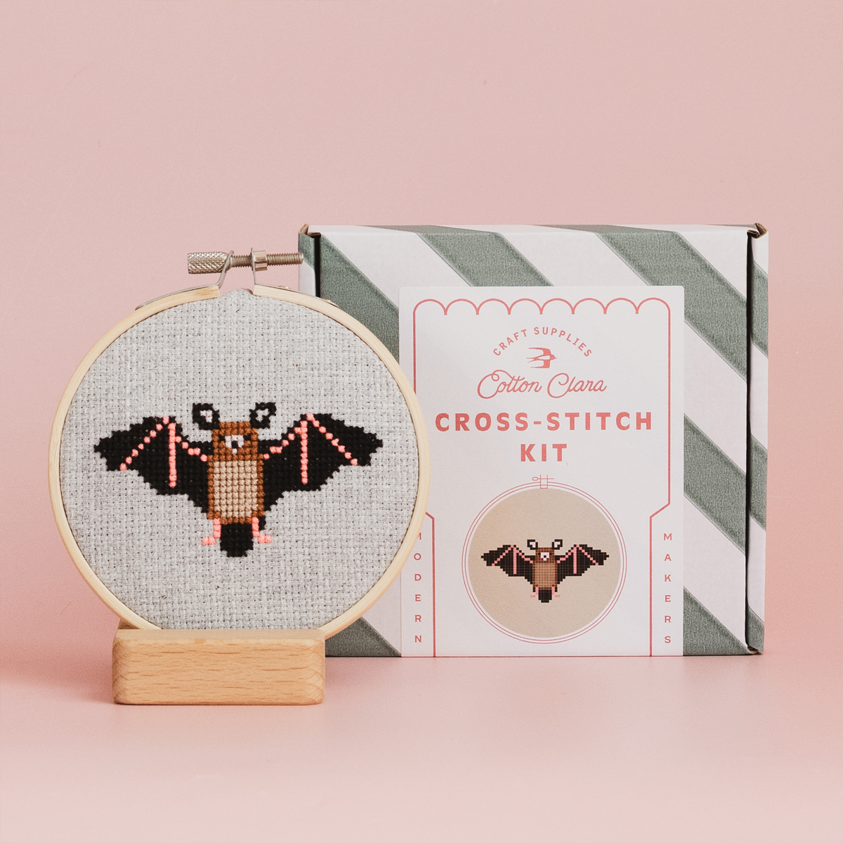 Cross-Stitch Kit - Bat