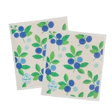 Harps & Seb Swedish Dishcloths (2) - Blue Berry Blast