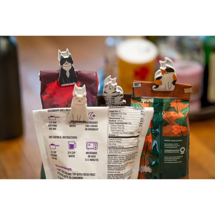 Kitty Bag Clips - Set of 4