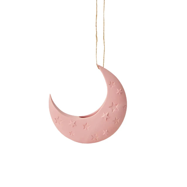 Luna Clay Hanging Vase