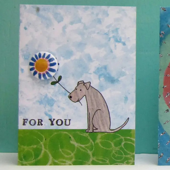Card With Badge - For You Dog