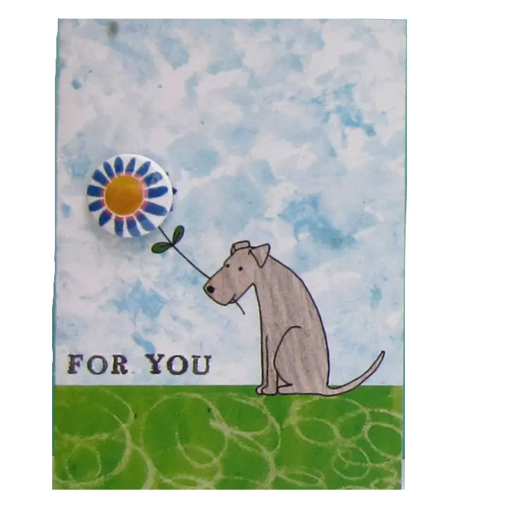 Card With Badge - For You Dog