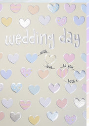 Wedding Day Hearts Card