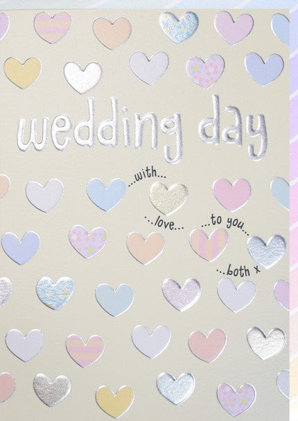 Wedding Day Hearts Card