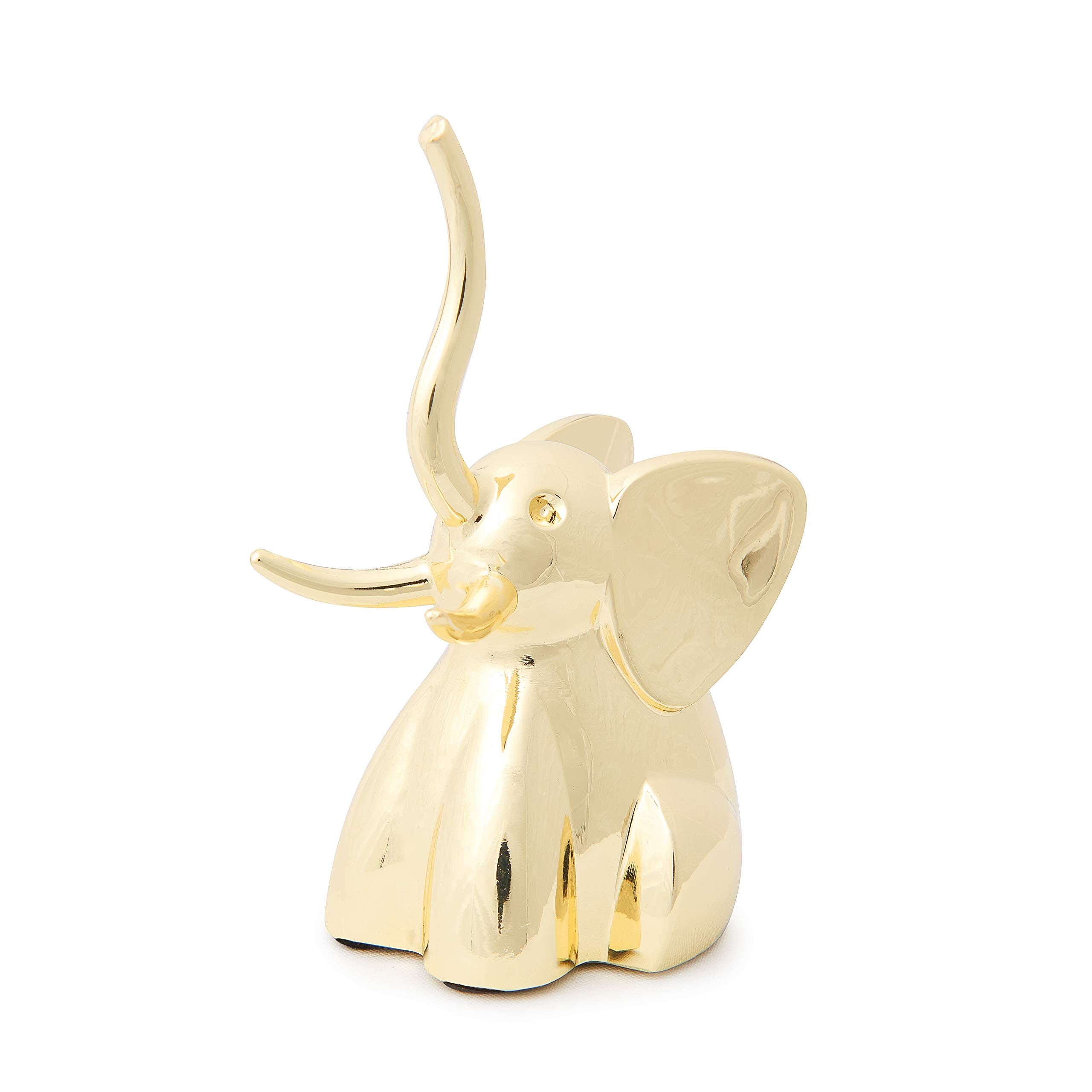 Zoola Ring Holder Brass - Elephant