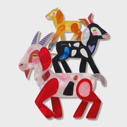 Fairy Tales Brooch - Goat Goals
