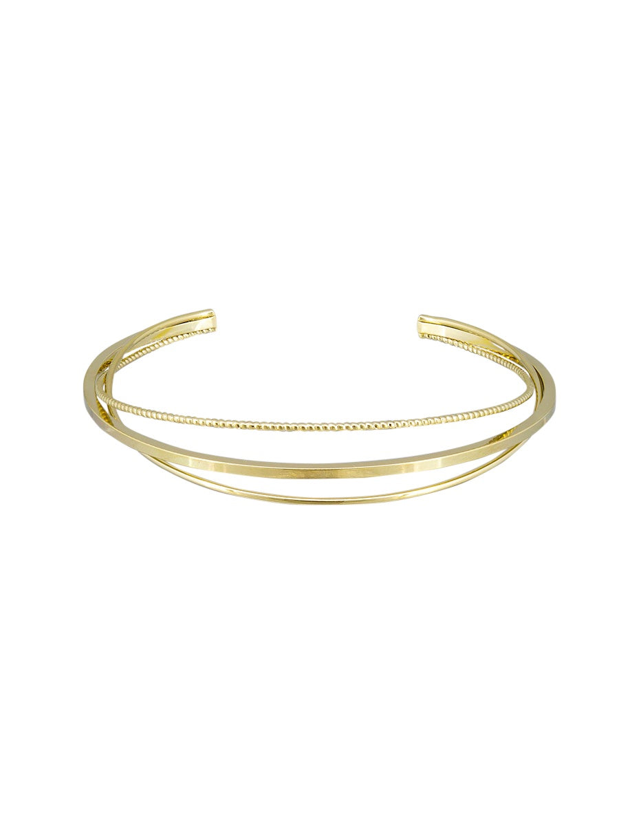 Cuff Bracelet - Gold Petite Trio
