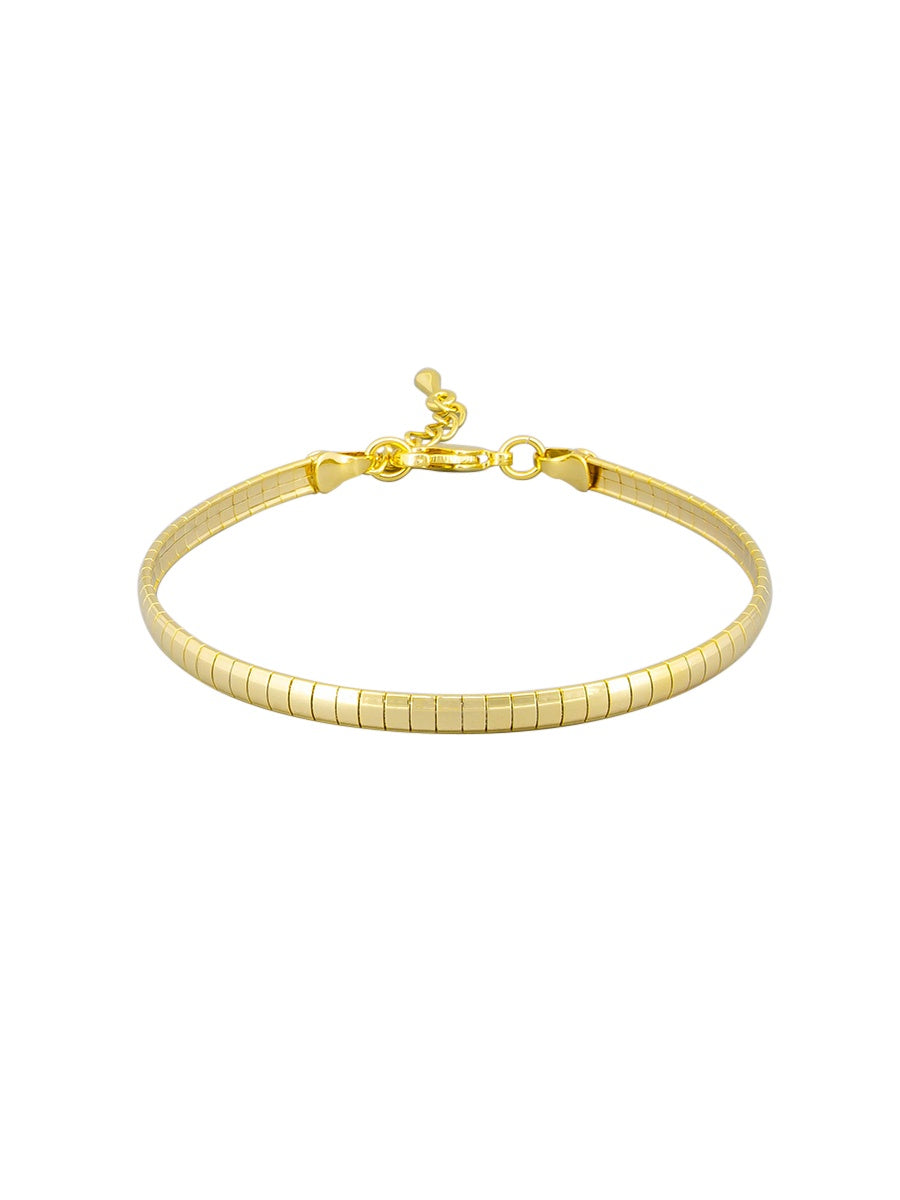 Snake Link Bracelet - Gold
