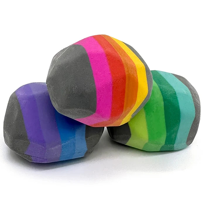 Box Of Rocks Eraser Set of 3