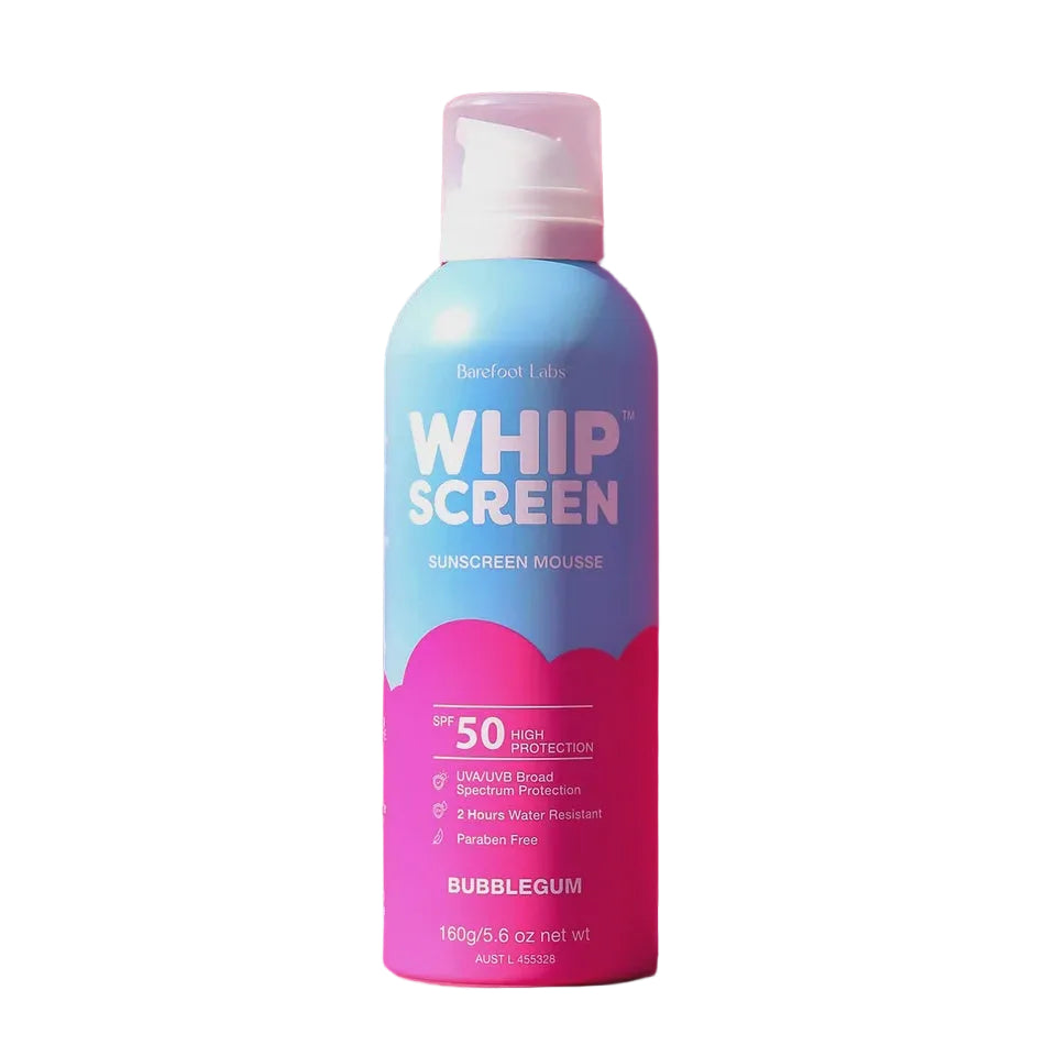 WhipScreen SPF 50 Sunscreen Mousse - Bubblegum