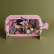 Message in A Bottle 3D Cut Art Card - Butterflies