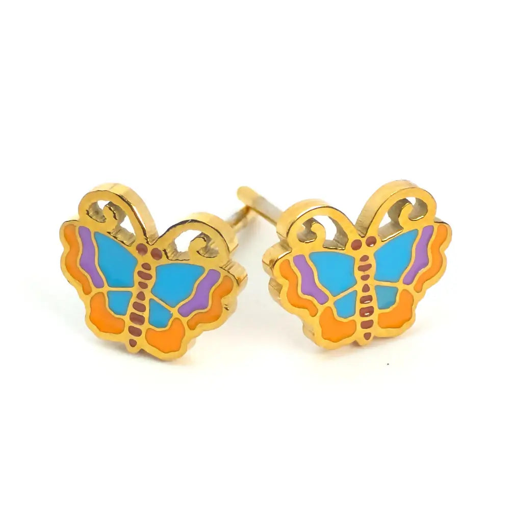 Stud Earrings - Butterfly