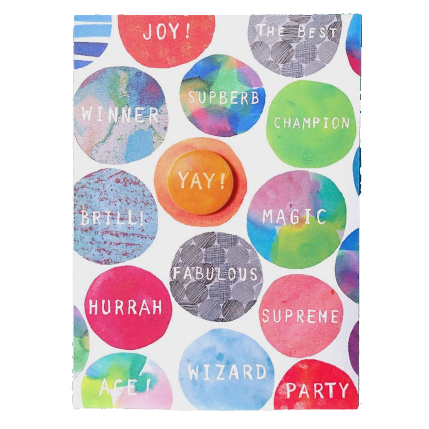 Card With Badge - Yay!