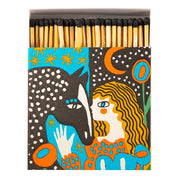 Square Matchbox - Heart Horse