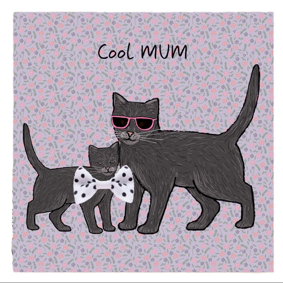 Cool Mum Cats Card