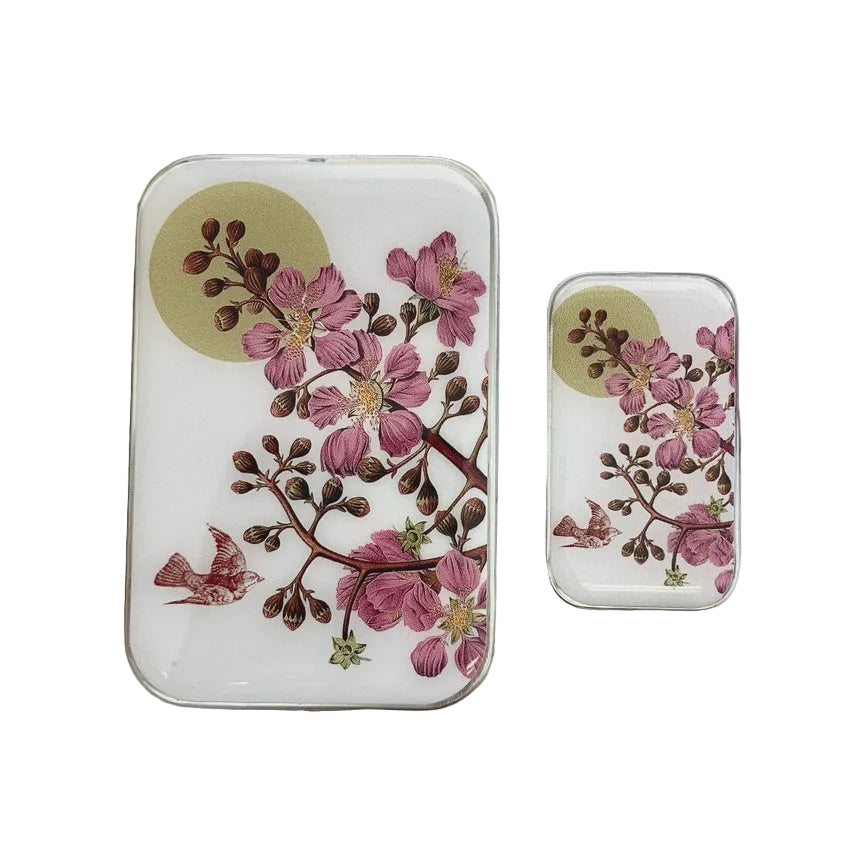 Notions Tin Small - Cherry Blossom & Swallow