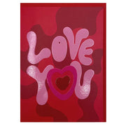 Love You 70's Style Card