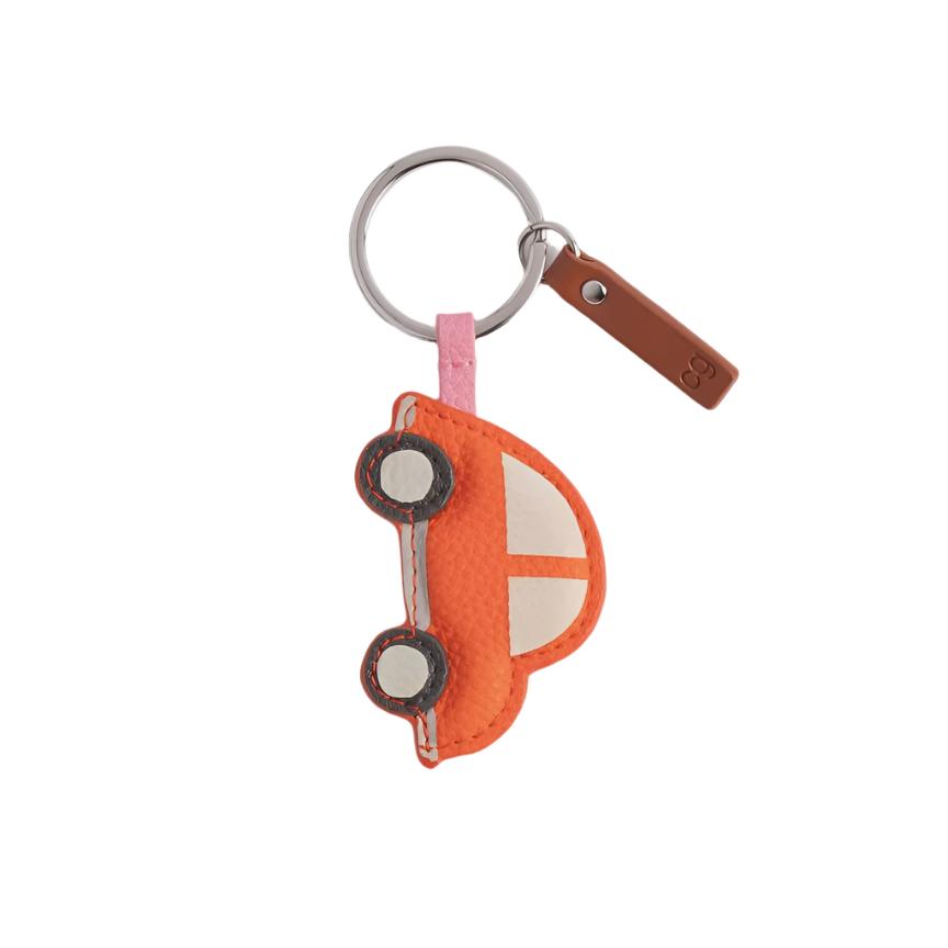 CG Vegan Leather Keyring - Red Car