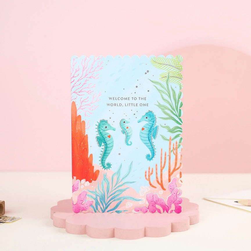 Welcome to the World Seahorse Card