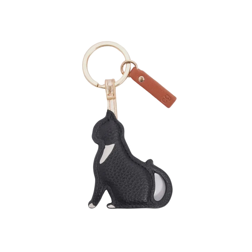 CG Vegan Leather Keyring - Tuxedo Cat