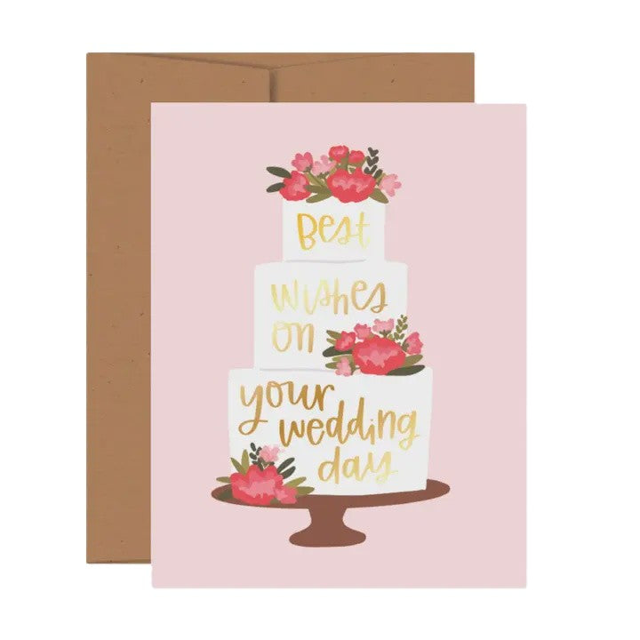 Wishes On Wedding Day Greeting Card