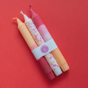 Taper Candles Set of 3 - Summer Sunset Party