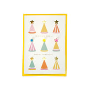 Party Hat Pom Pom Birthday Card