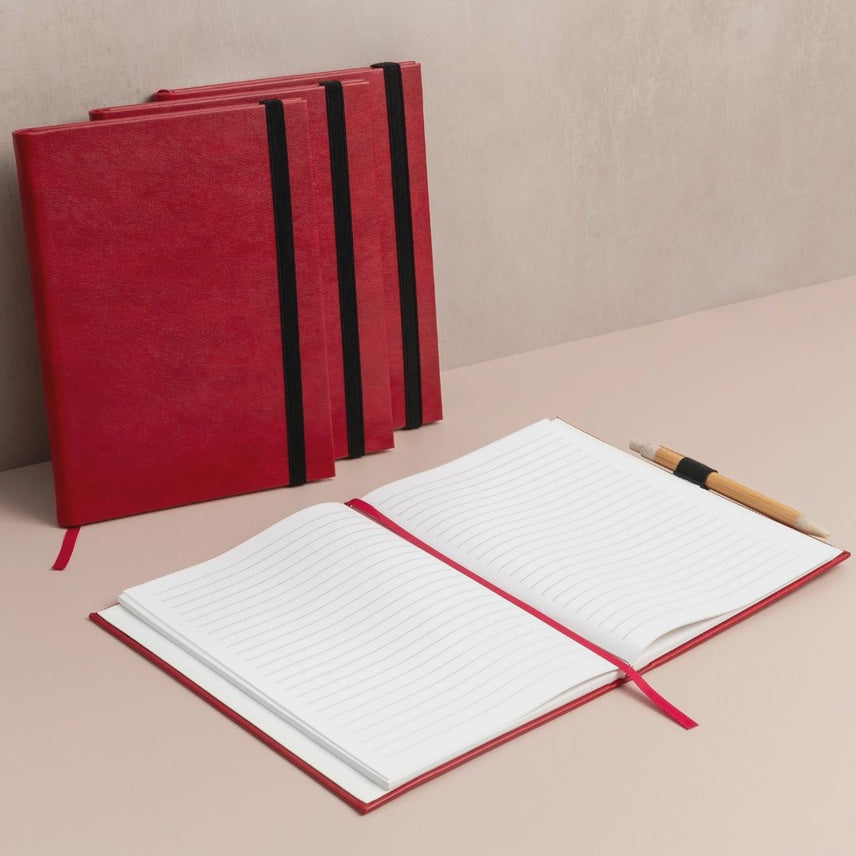 Paper Saver Refillable Notebook - Berry Red