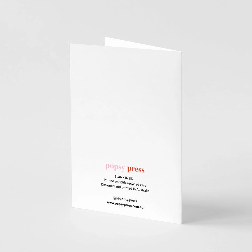 Stripy Birthday Card