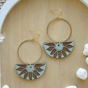 Canyon Blooms Drop Earrings - Desert Sage