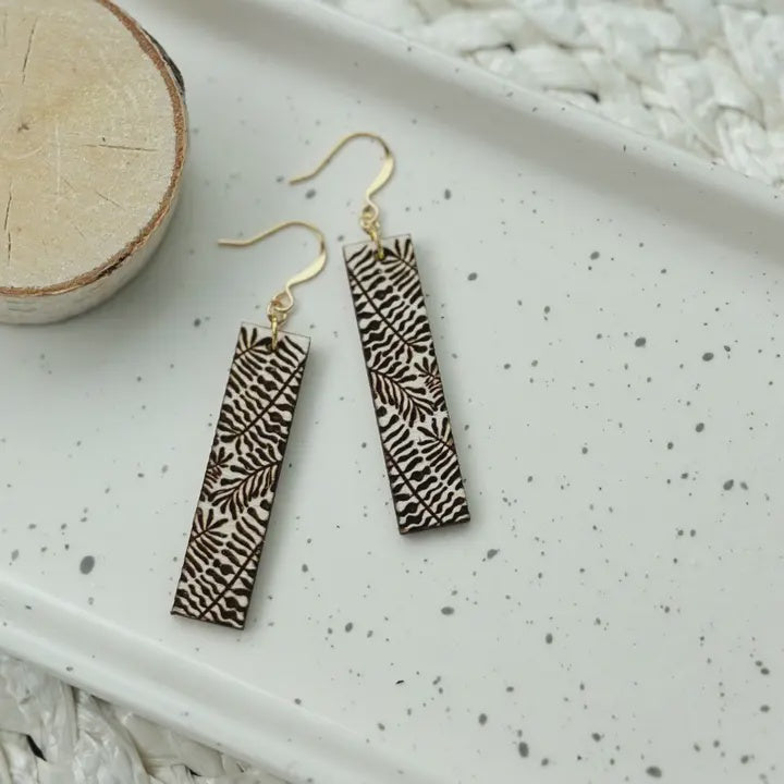 Umpqua Drop Earrings - Natural