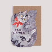 Happy Birthday Bandana Cat Card