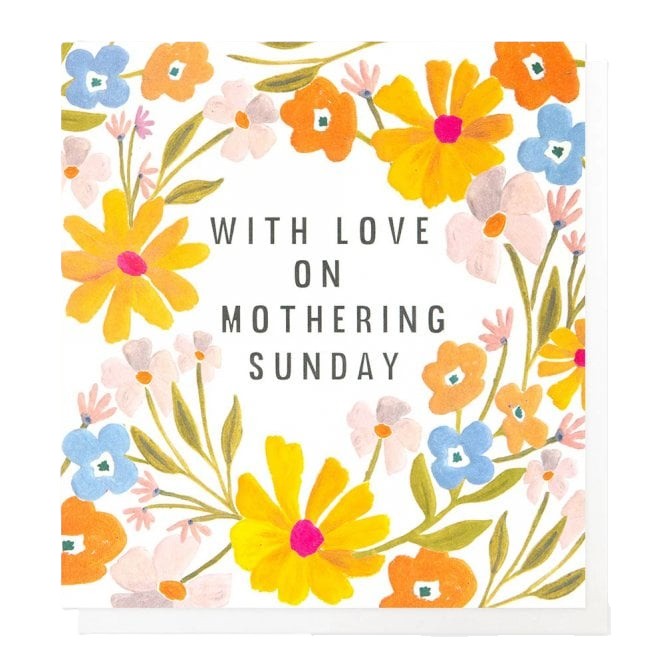 With Love On Mothering Sunday Card