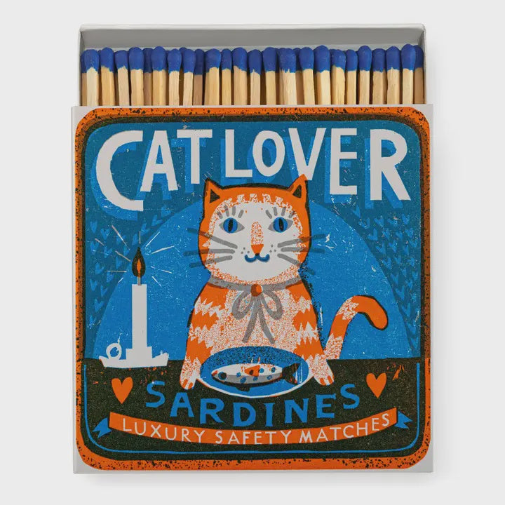 Square Matchboxes - Cat Lover