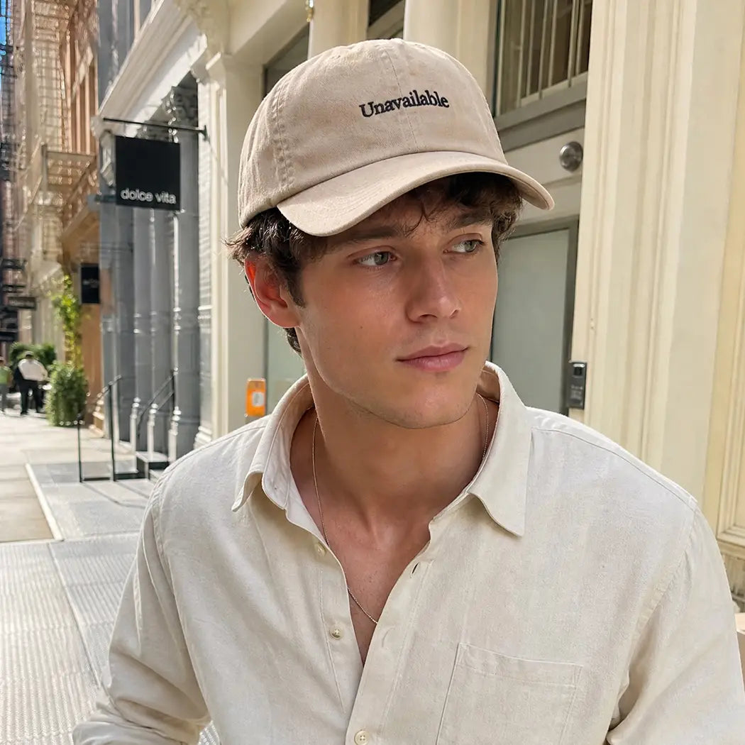 Embroidered Baseball Cap - Unavailable - Khaki