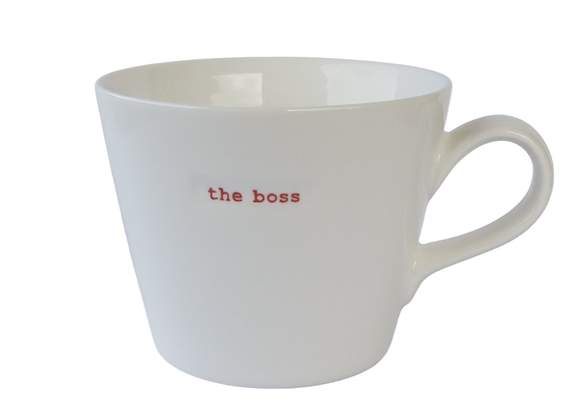 Word Bucket Mug - The Boss