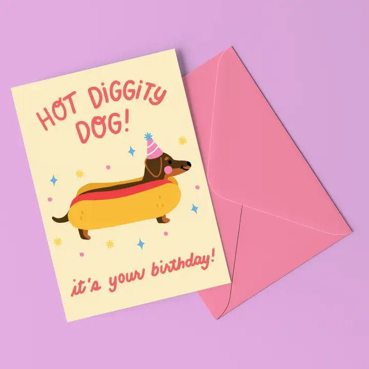 Hot Diggity Card