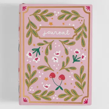 Cherries & Blooms 5x7 Lined Softcover Book Journal
