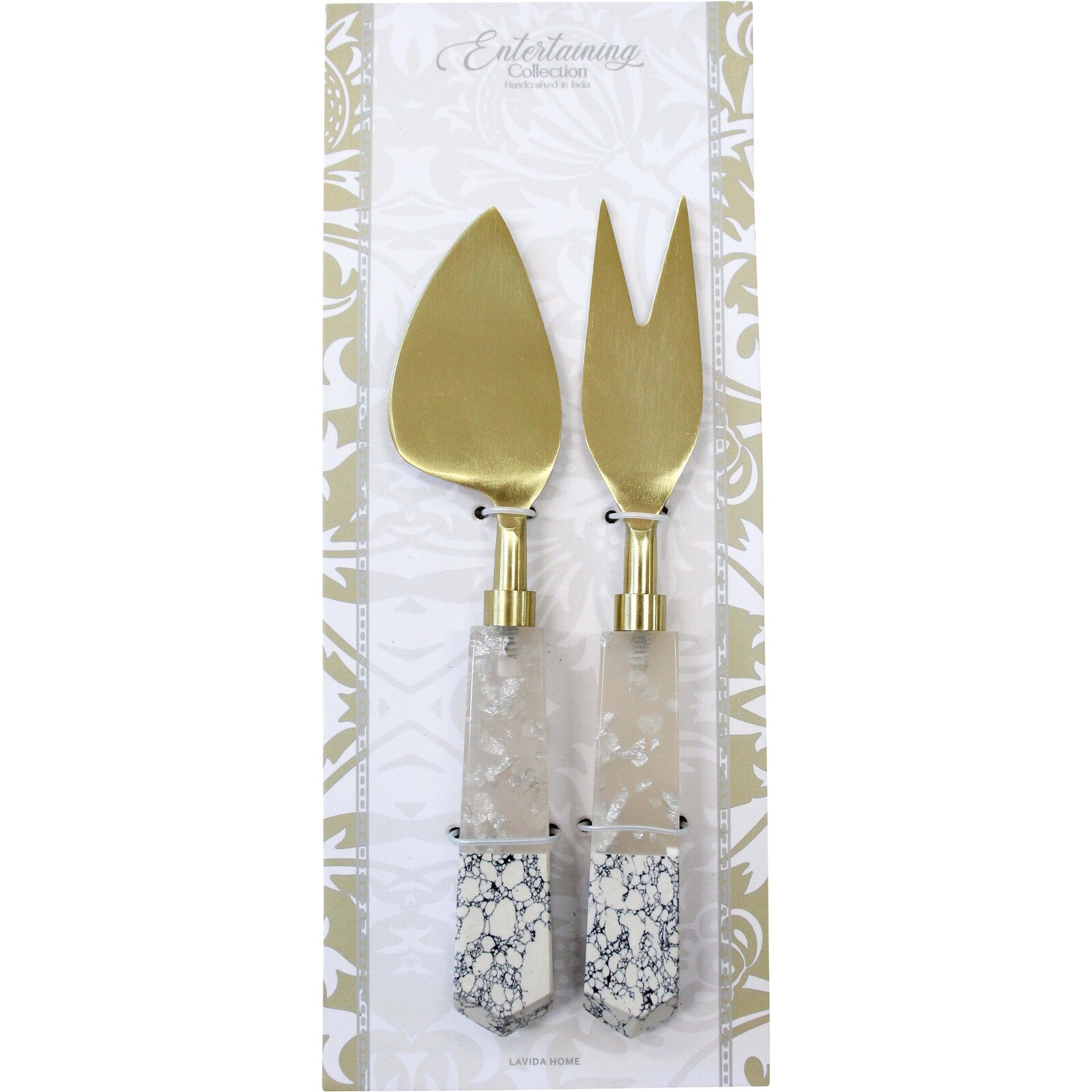 Cheese Knife Set of 2 - Amethyst