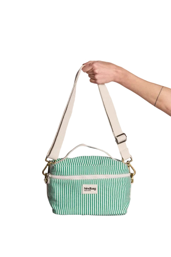 Igor Lunch Bag - Green Stripes