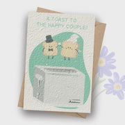 Plantable Card - A Toast To The Happy Couple
