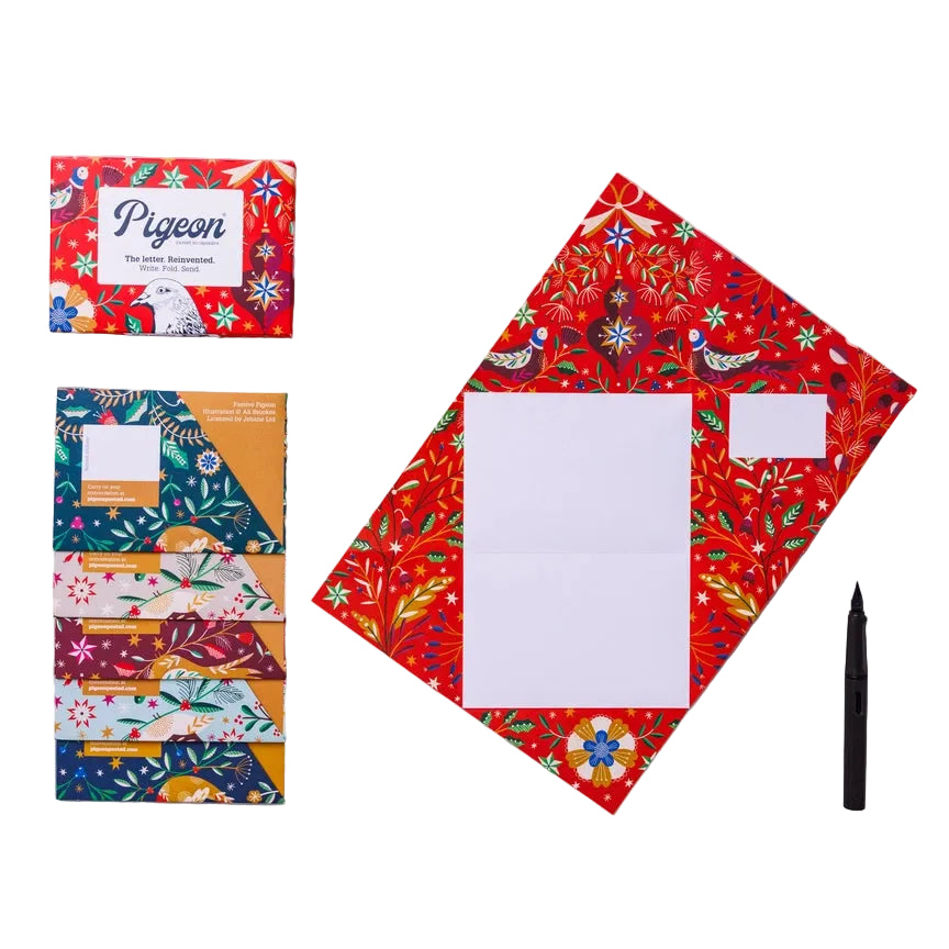 Pigeon Letter Pack - Festive