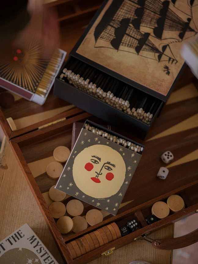 Square Matchbox - Moon